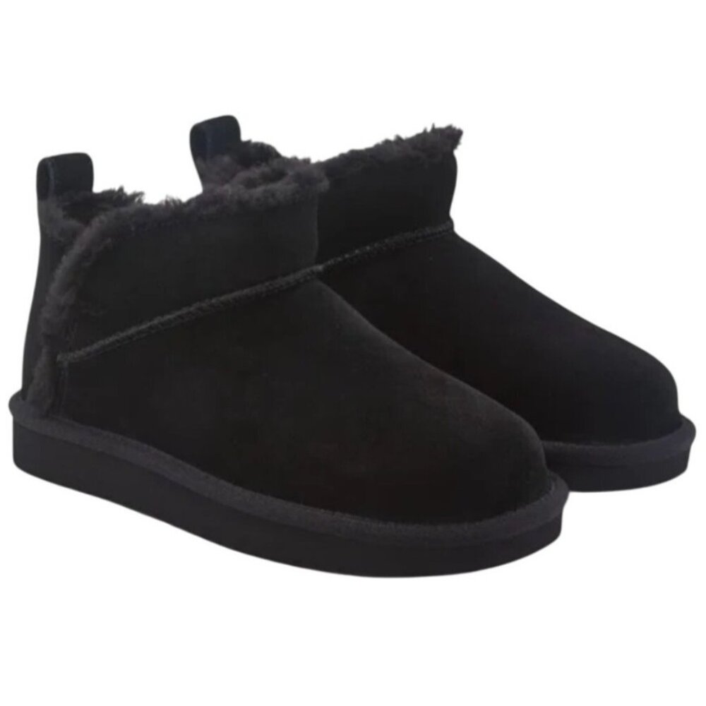 Koolaburra by UGG Kids Koola Ultra Mini Boot Black Suede Girls Size 4 Women's 6